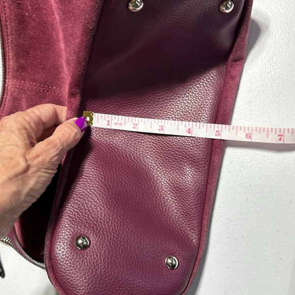 Tignanello Suede Shoulder Bag Purse - Picture 14 of 16